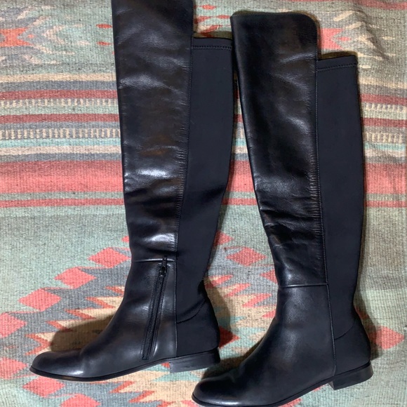 Corse Como leather knee high boots - Picture 4 of 10